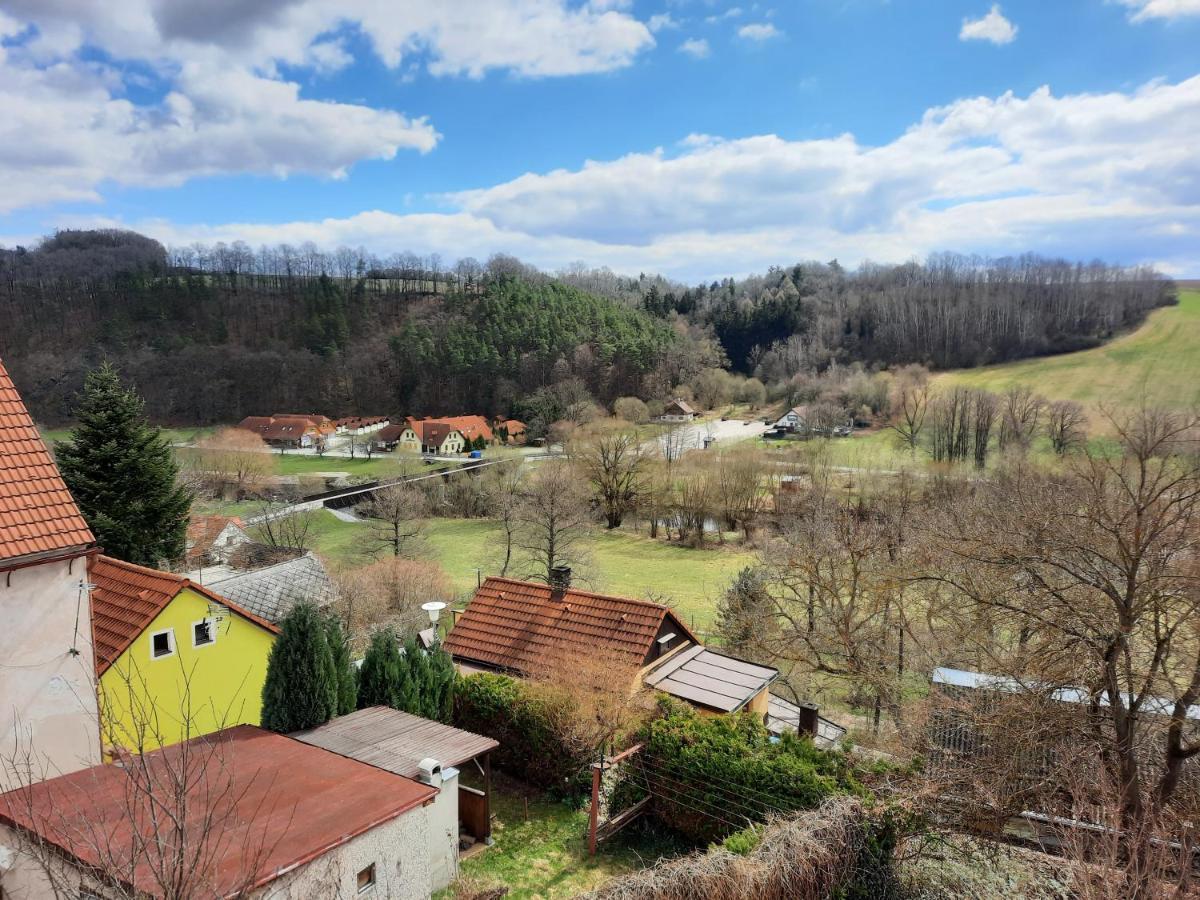 Penzion Zahrada Nad Rekou, Restaurace A Kavarna - Parkovani Gratis Zlatá Koruna Exteriör bild